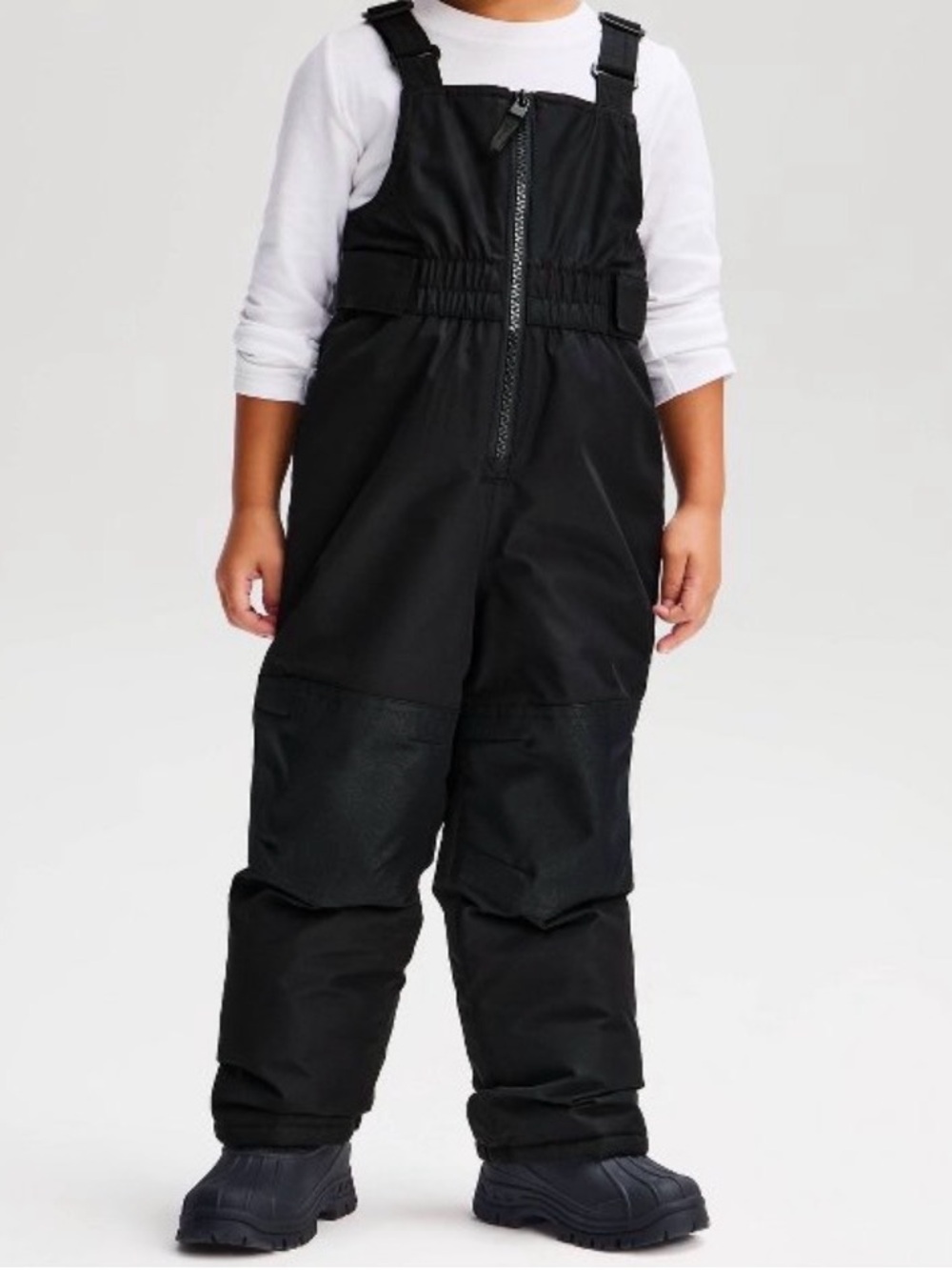Cat & Jack Kids Black Insulated Snow Bib Pants